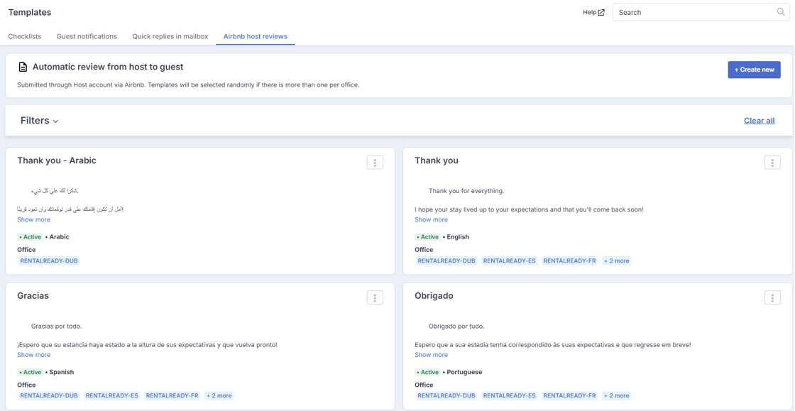 airbnb-host-reviews-templates